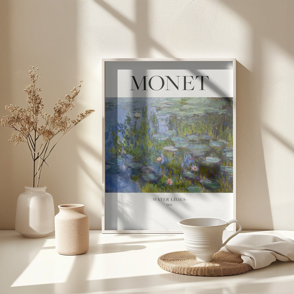 Water Lilies 1915 - Poster / Art Print - interiör