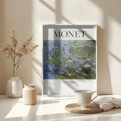 Water Lilies 1915 - Poster / Art Print - interiör