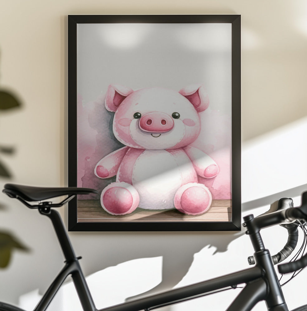 Piglet - Poster / Art Print - interiör