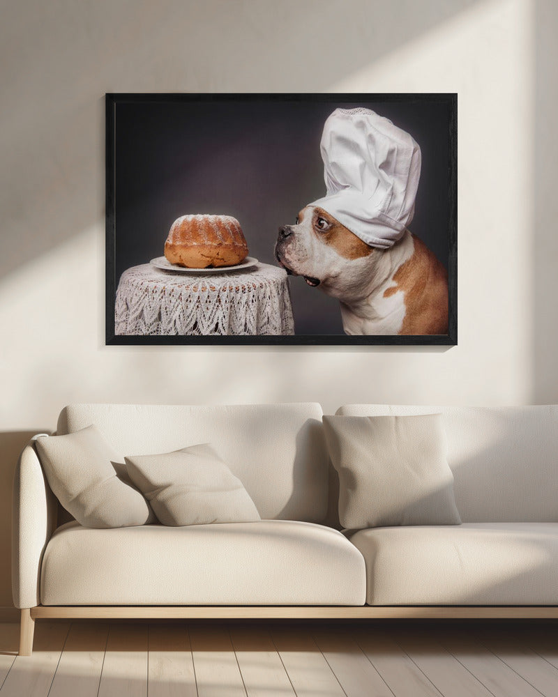 The Confectioner and his masterpiece - Poster / Art Print - interiör