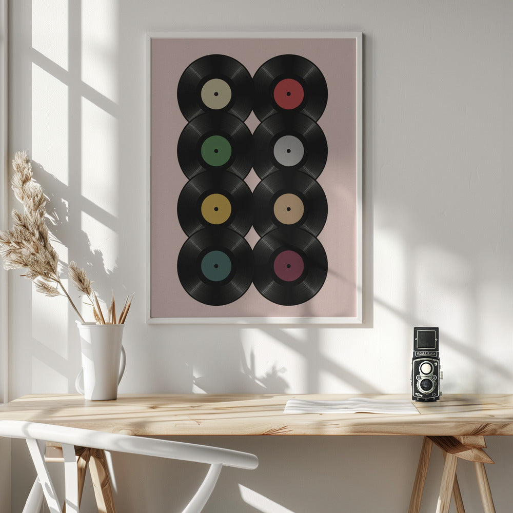 Eight Spins - Poster / Art Print - interiör