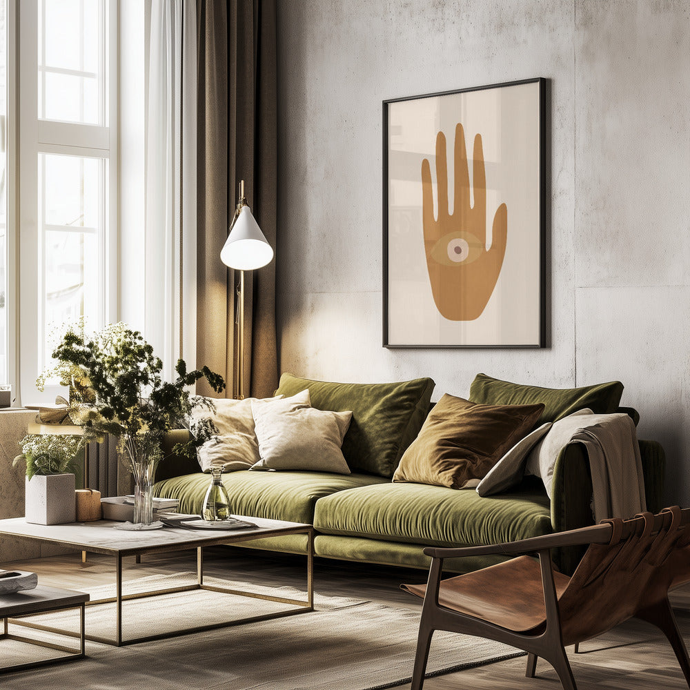 Hand of Vision - Poster / Art Print - interiör