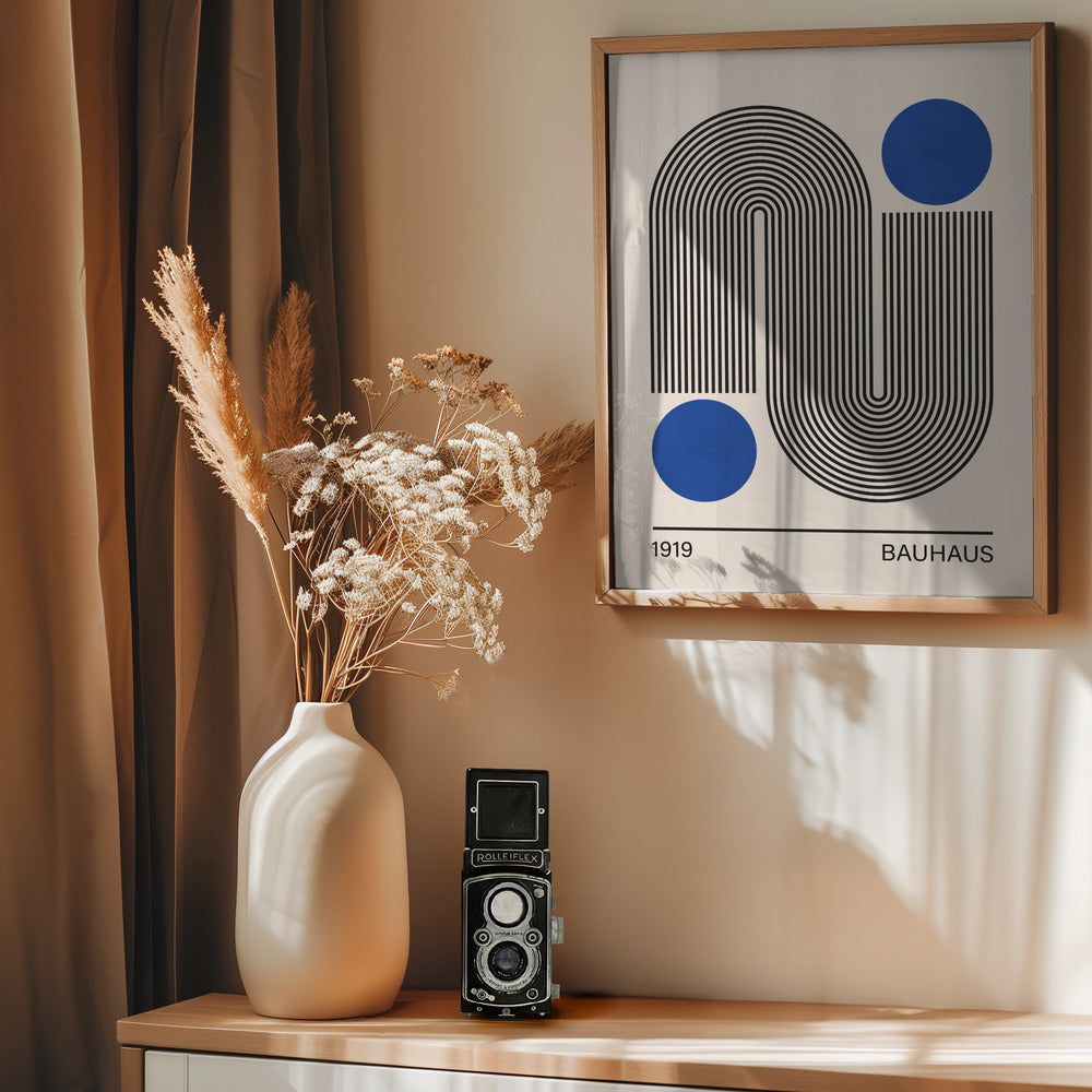 Bauhaus art 2 - Poster / Art Print - interiör