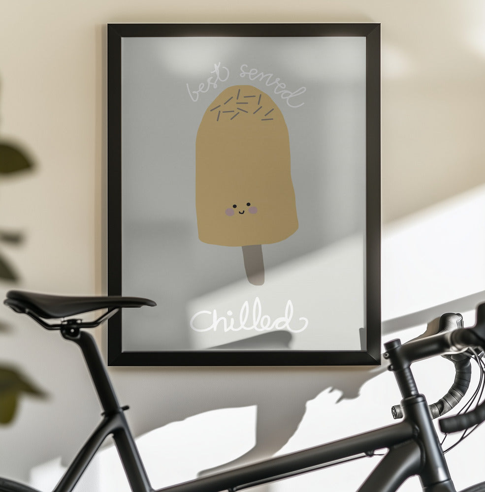 Chilled Ice Cream - Poster / Art Print - interiör