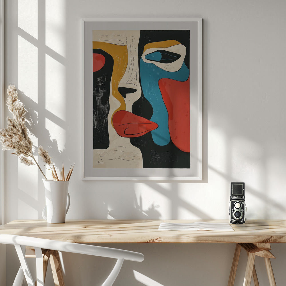 The Face - Poster / Art Print - interiör