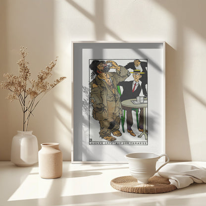 Viennese Café On the Terrace - Poster / Art Print - interiör
