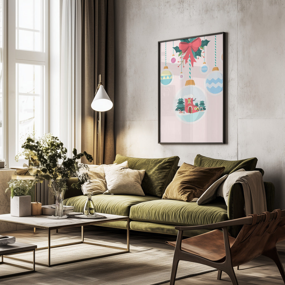 Christmas Ball - Poster / Art Print - interiör