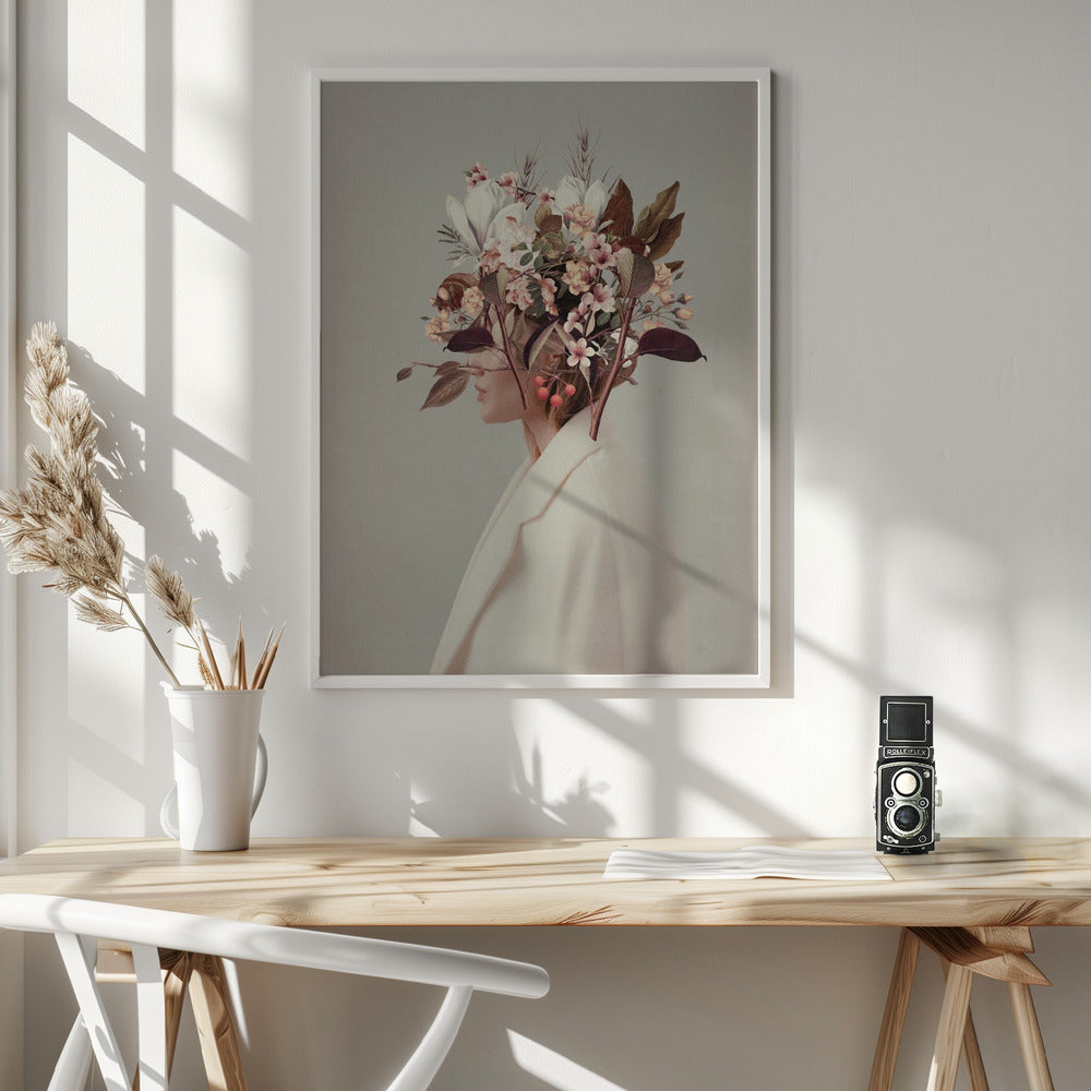 I Fell In Love With Fall Because of You - Poster / Art Print - interiör