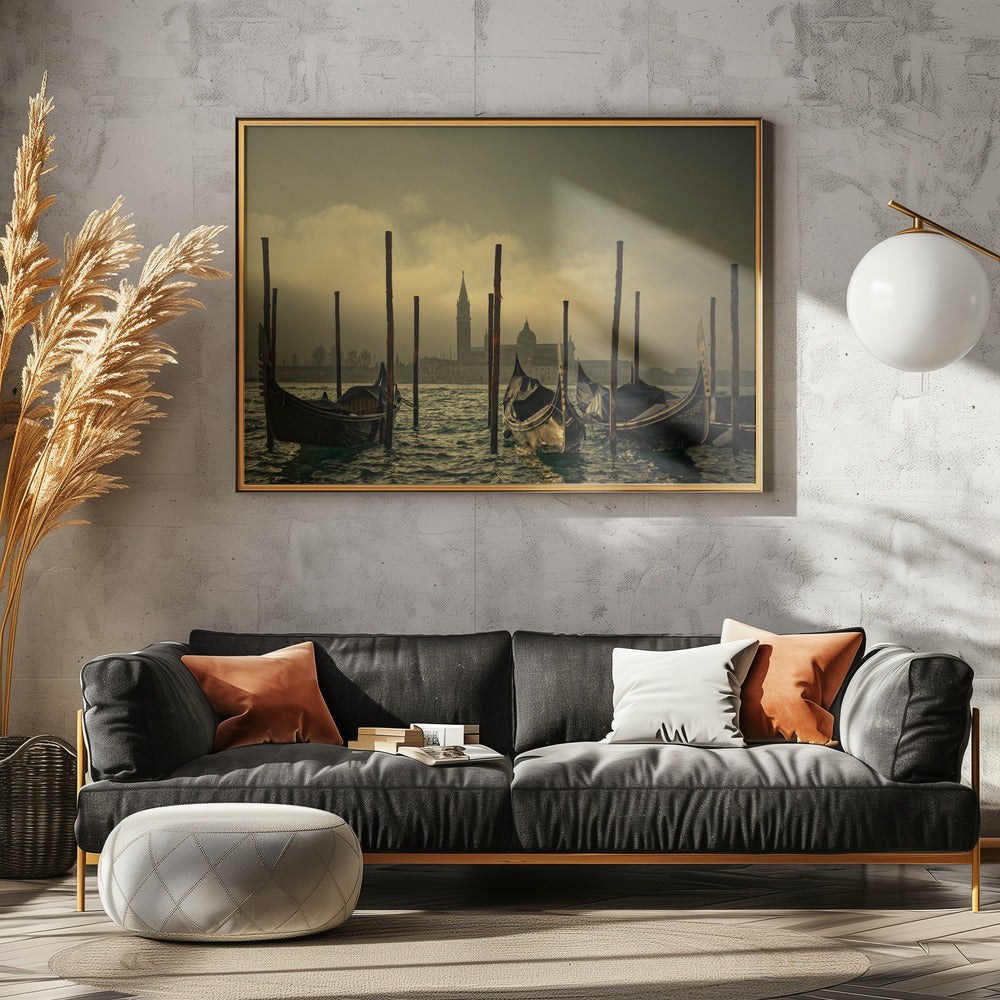 Light in the mist - Poster / Art Print - interiör