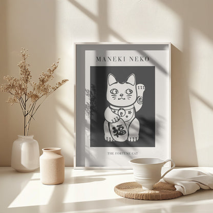 Manekineko - Poster / Art Print - interiör