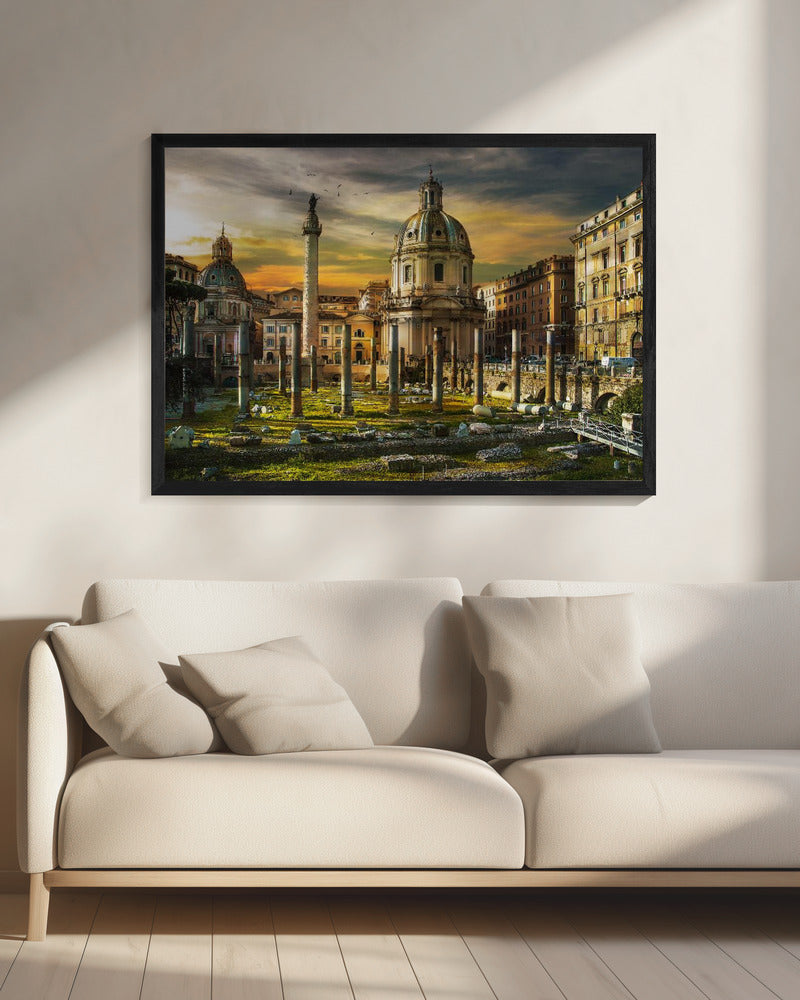 Trajan's Column - Poster / Art Print - interiör