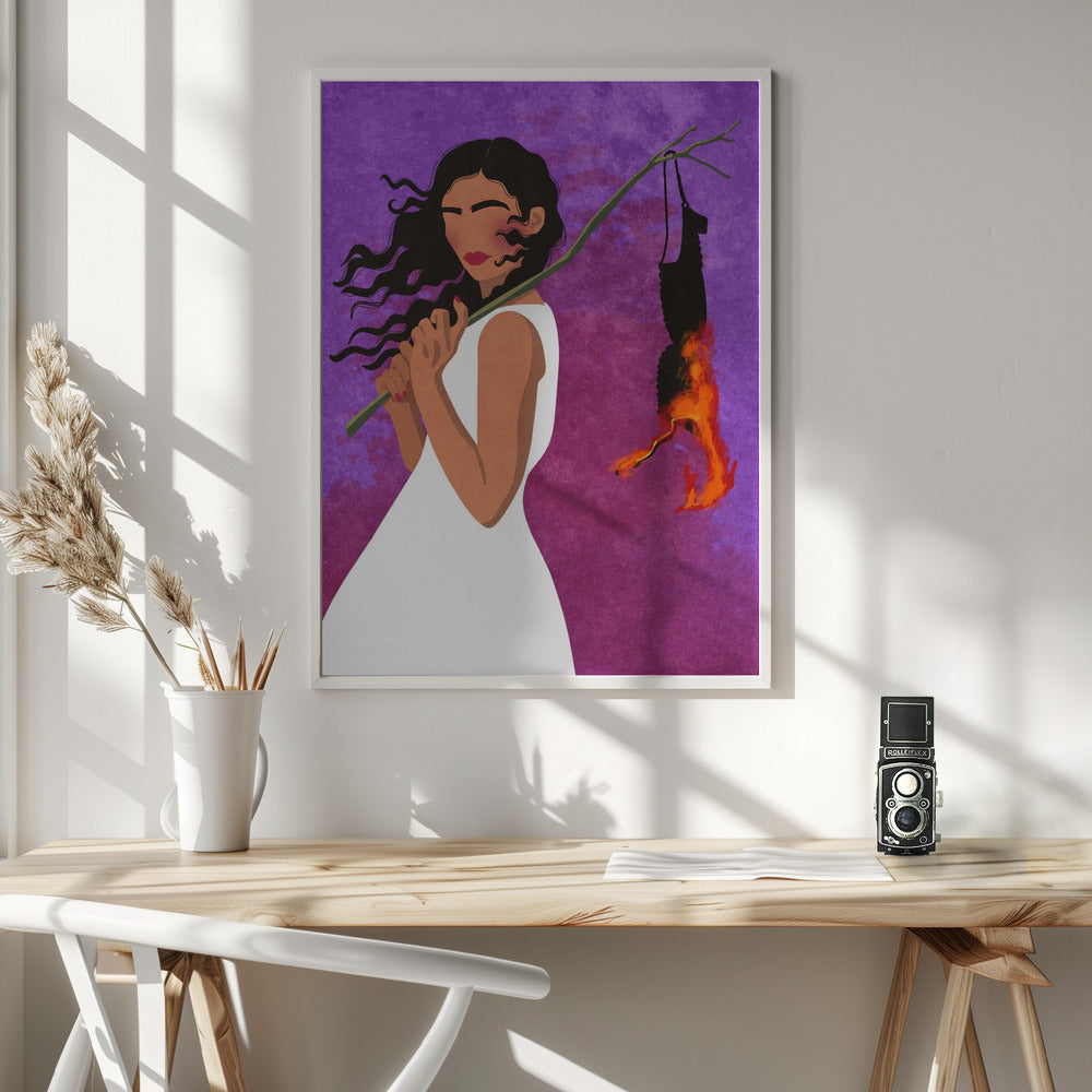 No bra club - Poster / Art Print - interiör