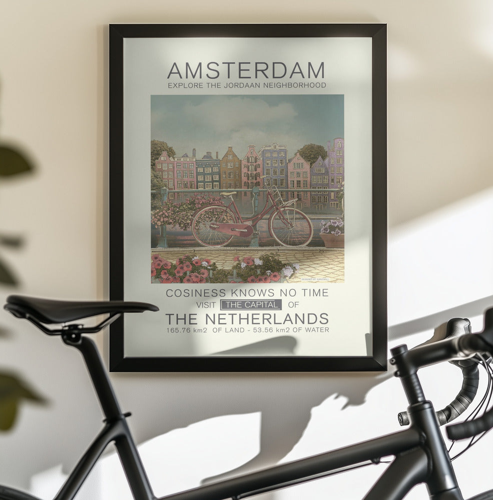 Amsterdam print - Poster / Art Print - interiör