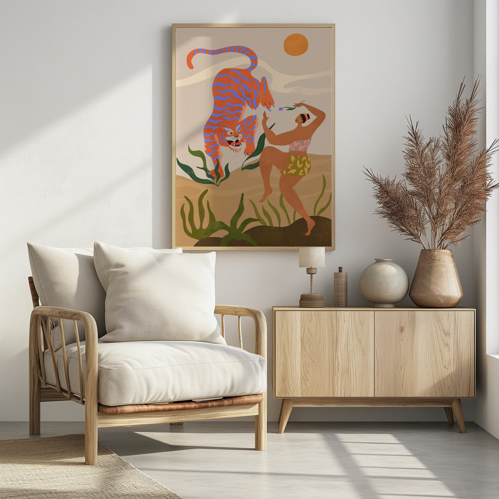 Dance With Me - Poster / Art Print - interiör