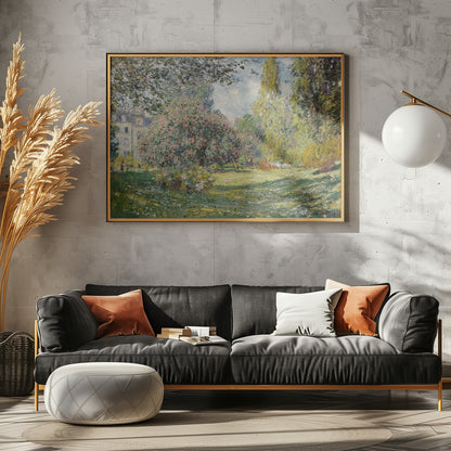 The Parc Monceau (1876) - Poster / Art Print - interiör