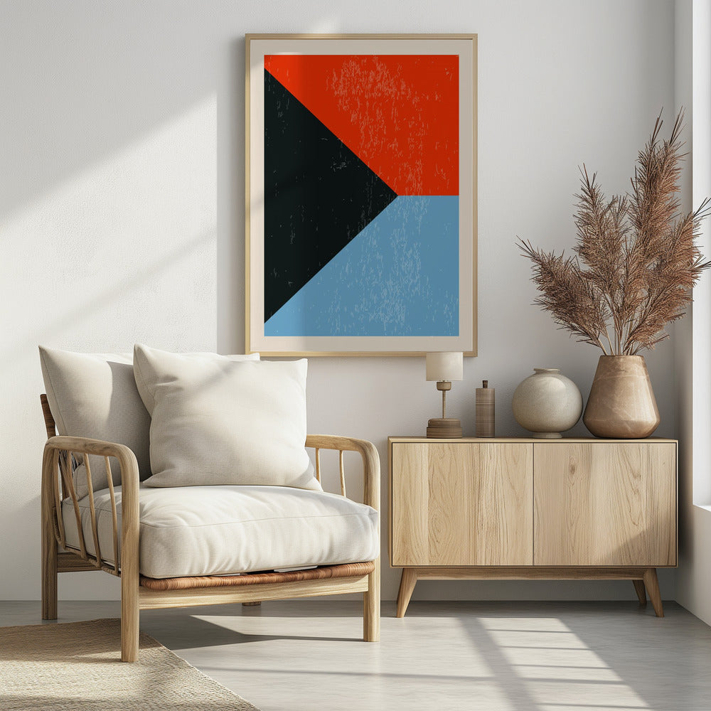 Minimal Abstract Shapes Series #11 - Poster / Art Print - interiör