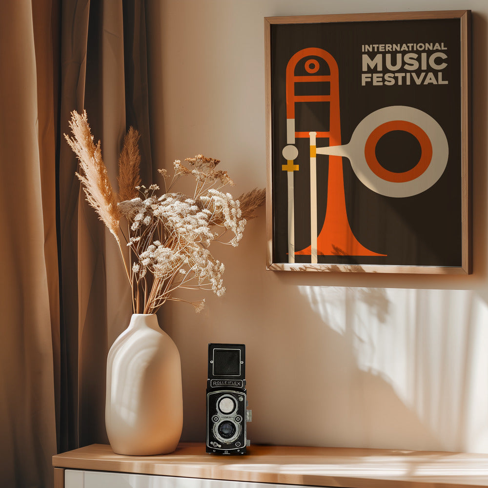 International Music Festival - Poster / Art Print - interiör