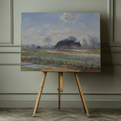 Claude Monet's Tulip Fields At Sassenheim, (1886) - Poster / Art Print - interiör