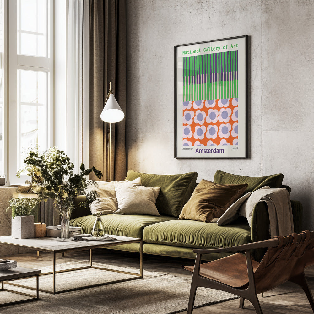 National Gallery of Art Amsterdam - Poster / Art Print - interiör