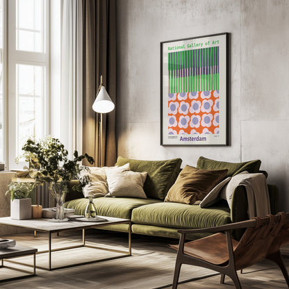 National Gallery of Art Amsterdam - Poster / Art Print - interiör