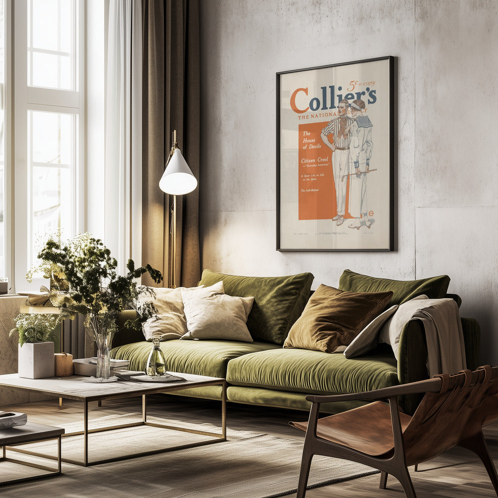 Collier's, The National. The House of Devils - Poster / Art Print - interiör