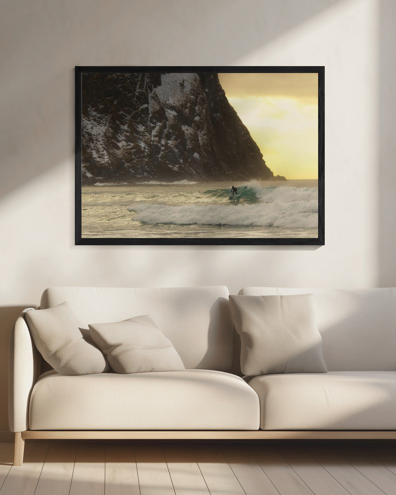 Only the ocean - Poster / Art Print - interiör