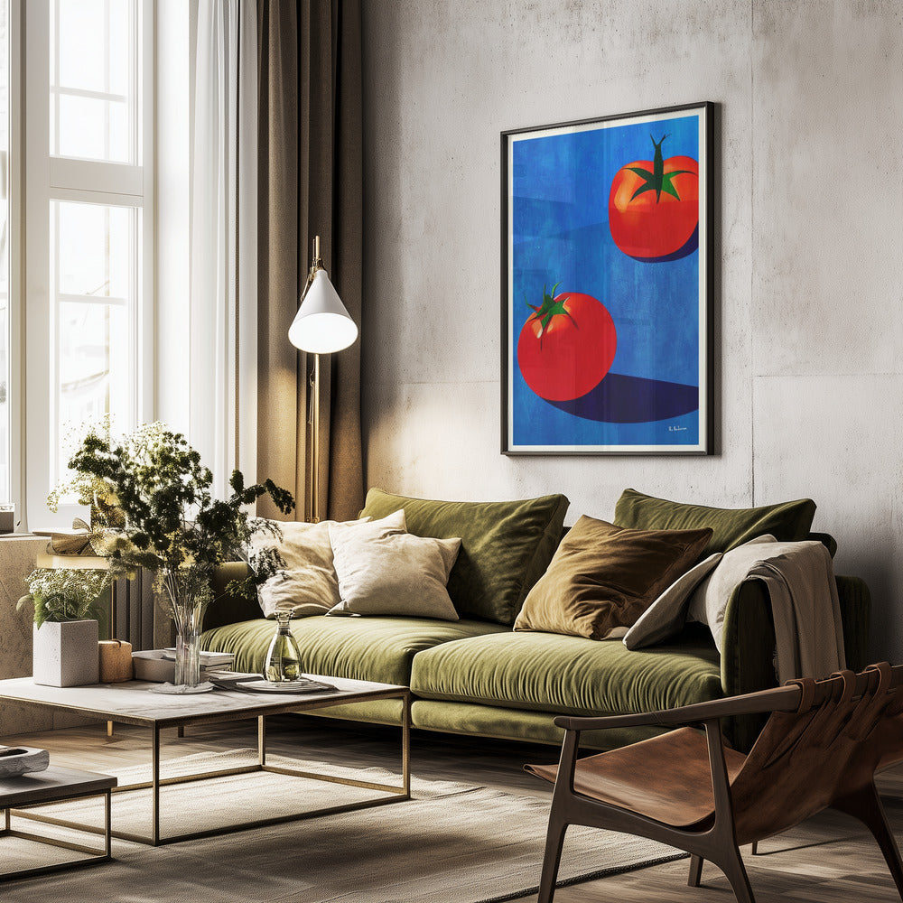 Deux Tomates - Poster / Art Print - interiör