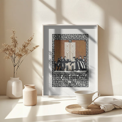 Variety Act 12  One for All, All for One or a Glimpse Through the Keyhole - Poster / Art Print - interiör