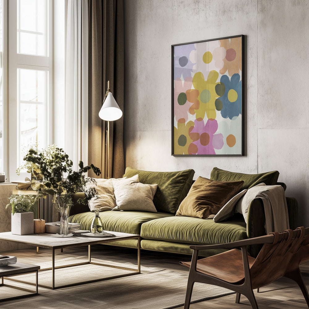 Flower In Flower - Poster / Art Print - interiör