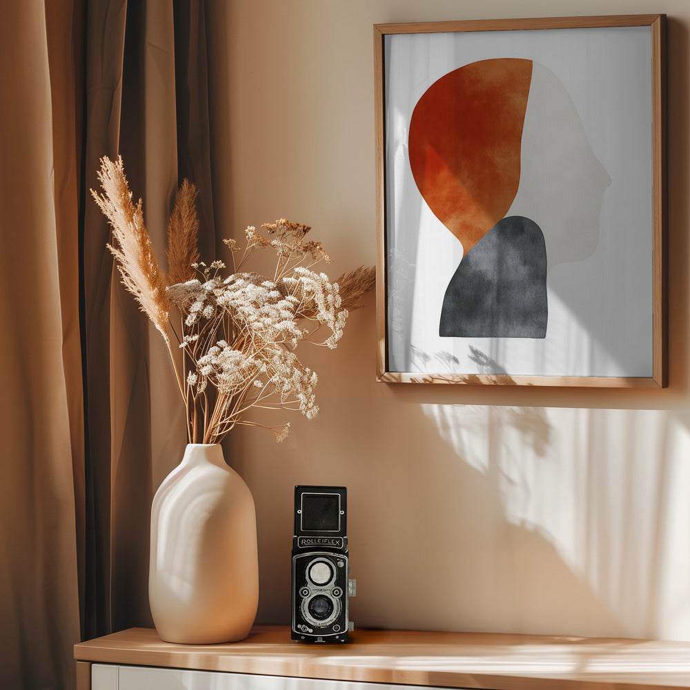 Abstract Minimalist Shapes No 2 - Poster / Art Print - interiör