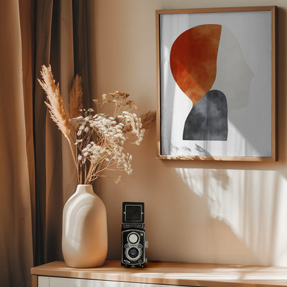 Abstract Minimalist Shapes No 2 - Poster / Art Print - interiör