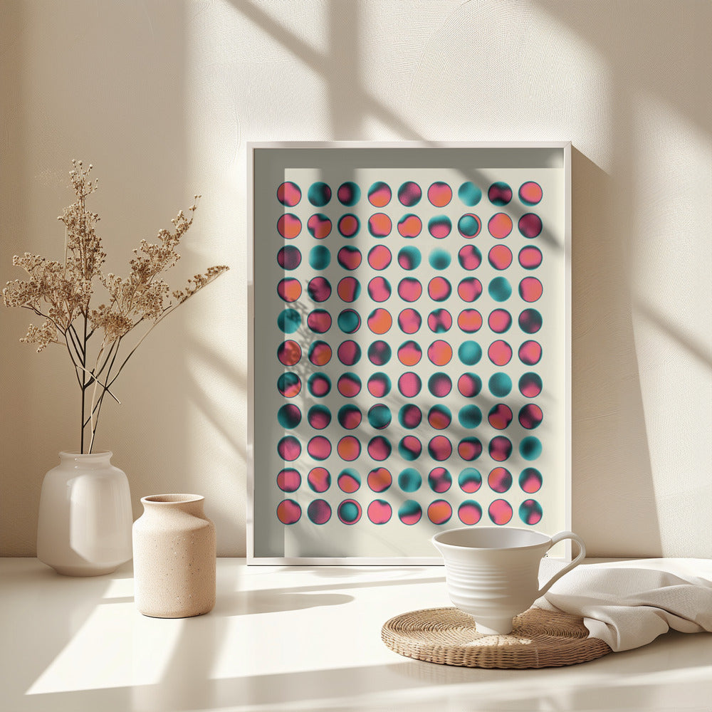 Color Burn 12 - Poster / Art Print - interiör