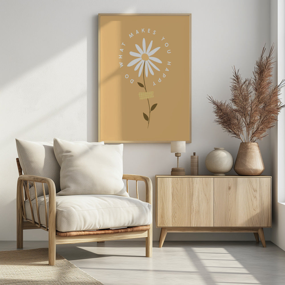 Daisy - Poster / Art Print - interiör