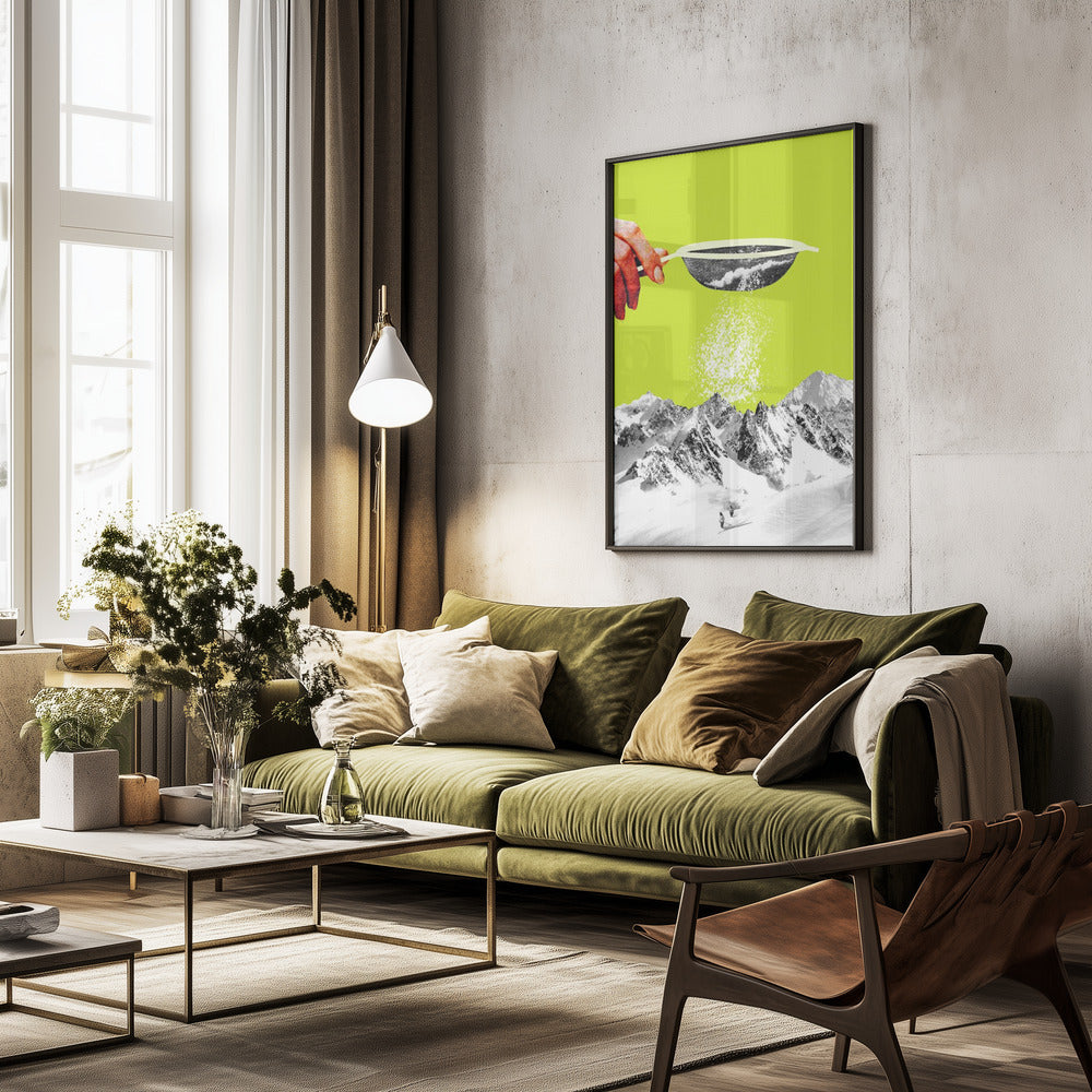 Powder Days - Poster / Art Print - interiör
