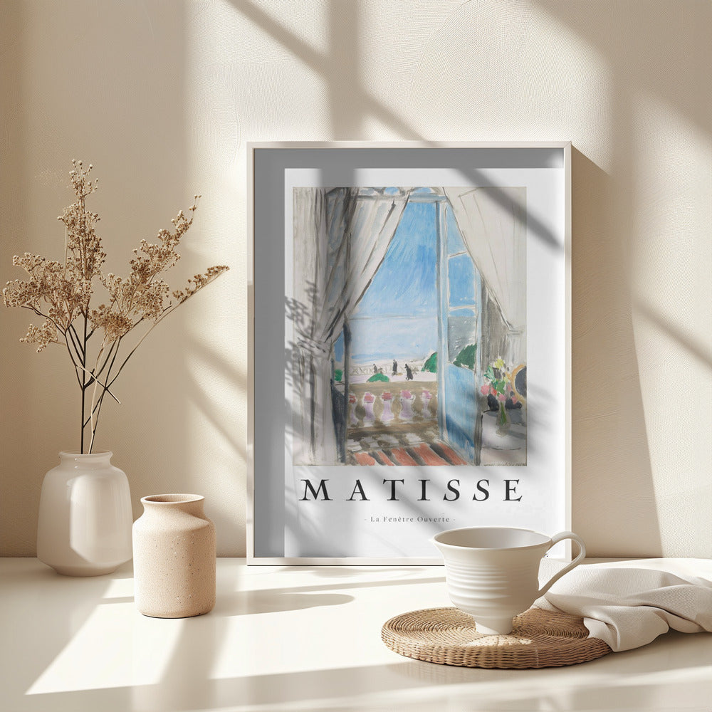 La Fenêtre Ouverte - Poster / Art Print - interiör
