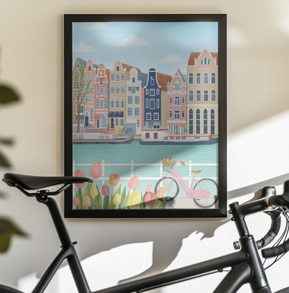 Amsterdam City - Poster / Art Print - interiör