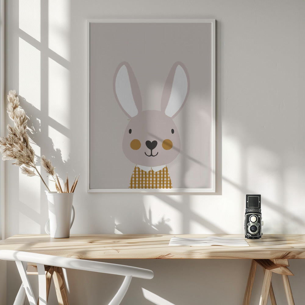 Bunny 24x36 - Poster / Art Print - interiör