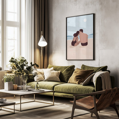 First Kiss - Poster / Art Print - interiör