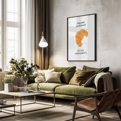 J´adore la france - Poster / Art Print - interiör