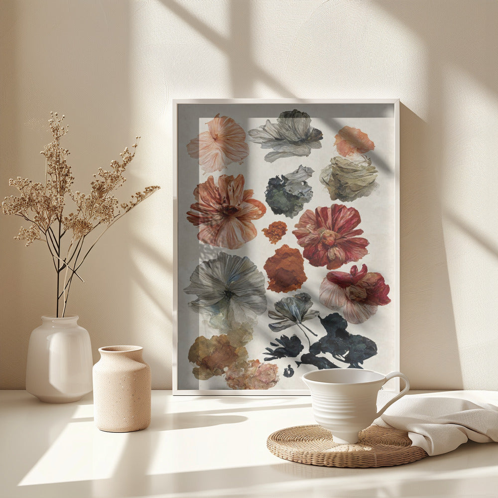Dry Flower Collection - Poster / Art Print - interiör