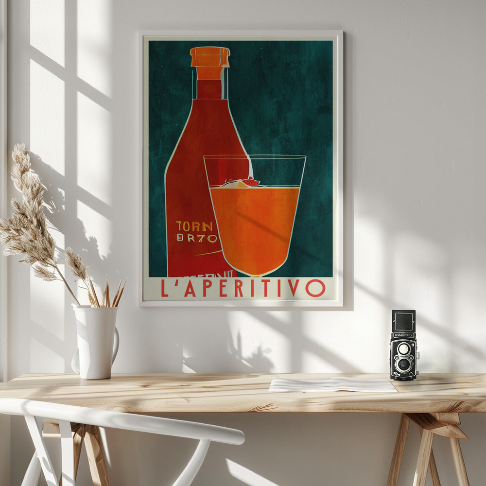 L'aperitivo - Poster / Art Print - interiör