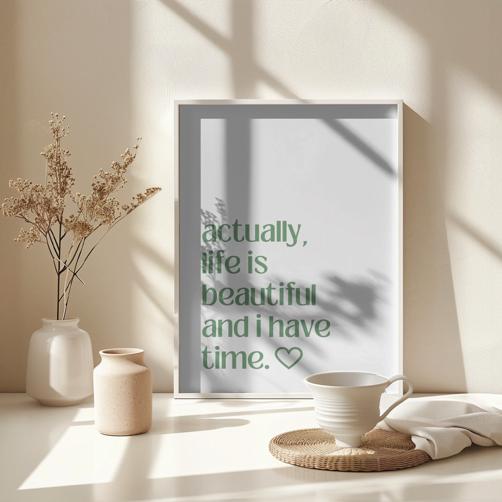 Time - Poster / Art Print - interiör
