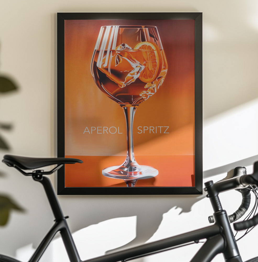 Aperol Spritz Orange - Poster / Art Print - interiör