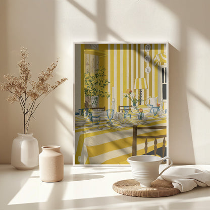 Week 30 Room Portrait - Poster / Art Print - interiör