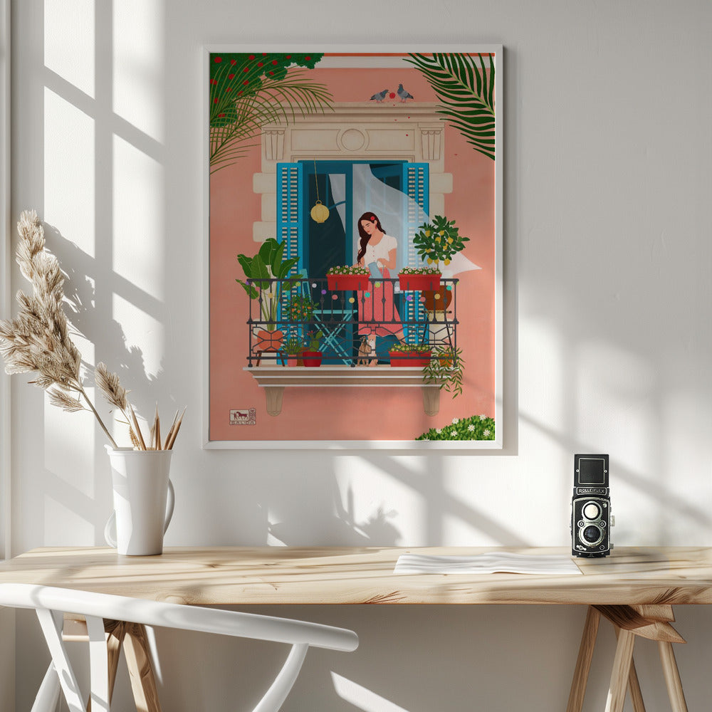 Barcelona - Poster / Art Print - interiör