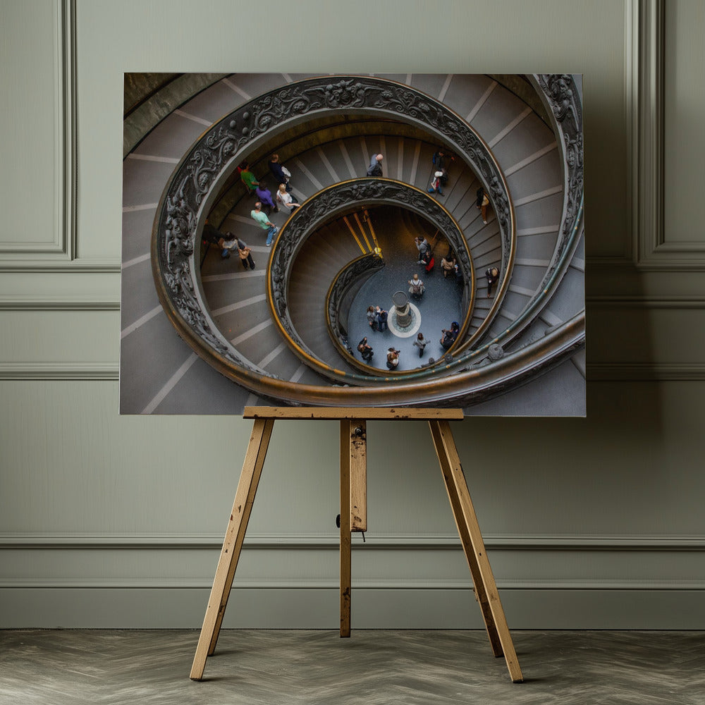Sistine Chapel Stairs - Poster / Art Print - interiör