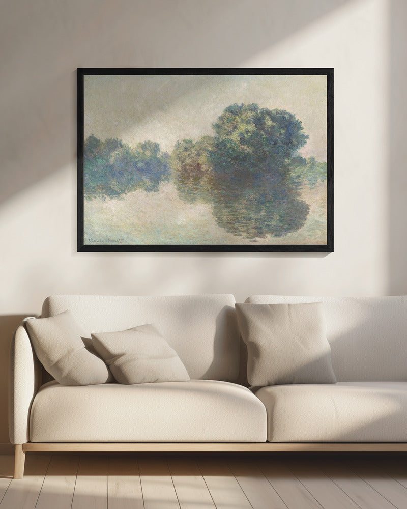 The Seine At Giverny (1897) - Poster / Art Print - interiör
