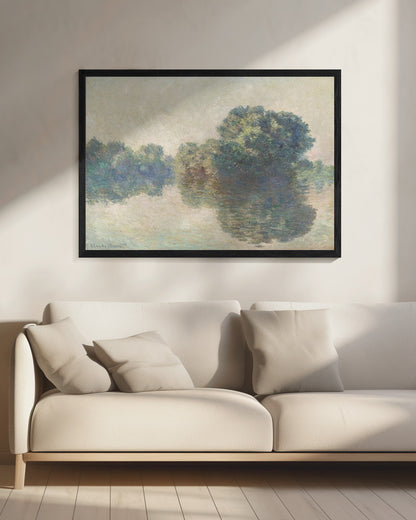 The Seine At Giverny (1897) - Poster / Art Print - interiör