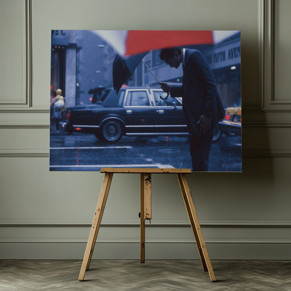 A bow to the rain (from the series New York Blues) - Poster / Art Print - interiör