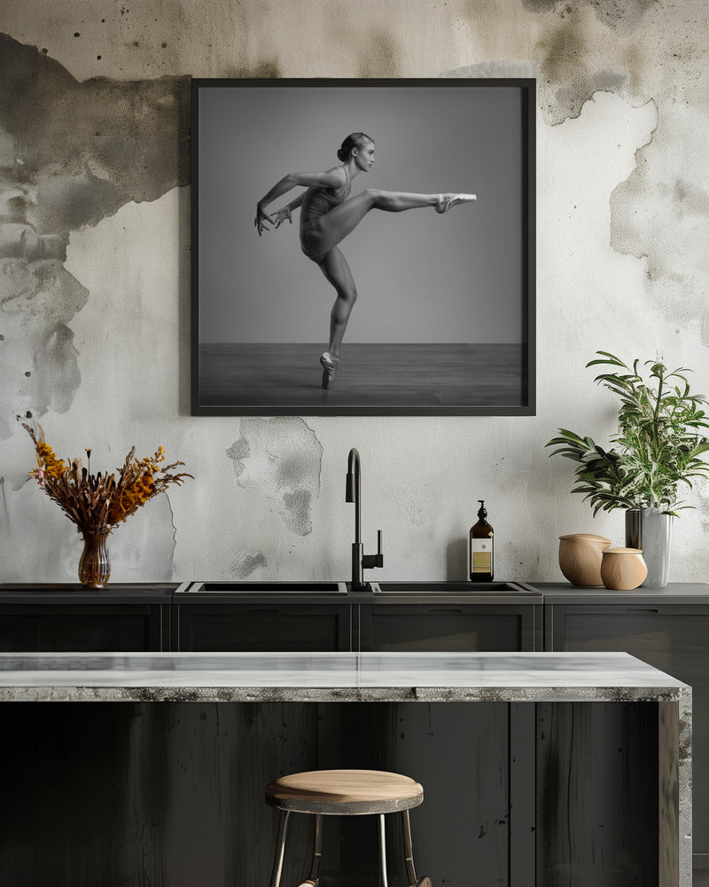 Ballerina march - Poster / Art Print - interiör